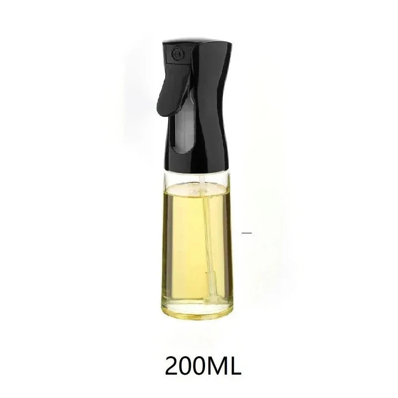 1pc 200ml/300ml Oil Spray Bottle Kitchen Cooking Olive Oil Dispenser Camping BBQ Baking Vinegar Soy Sauce Sprayer Containers