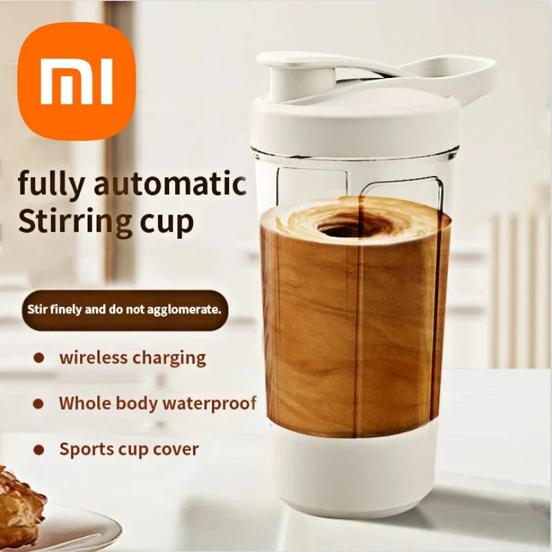 Xiaomi Self-Stirring Shaker Cup USB Charging Shaker Cup for Protein Shake Meal Replacement Shake Portable Sport Mixing Cup 450ml